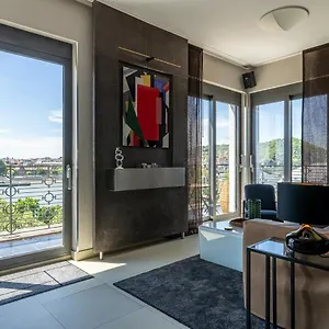 Apartmán Orangehomes 130 M2 With Fantastic View To River Danube